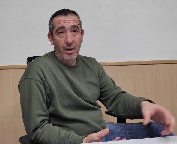 Ivan Ramos, secretari general del sindicat CCOO del Vallès occidental i la Catalunya central