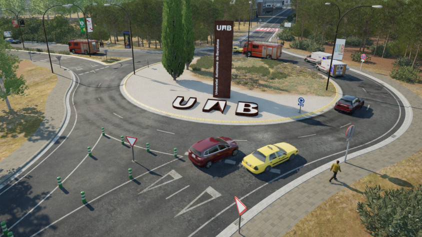 La UAB es converteix en un laboratori viu per provar vehicles autònoms amb intel·ligència artificial