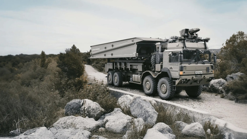 Imatge promocional del llançaponts model 'Anaconda', publicada per l'empresa GDELS, del grup de Santa Bárbara. | GDELS (extreta del web)