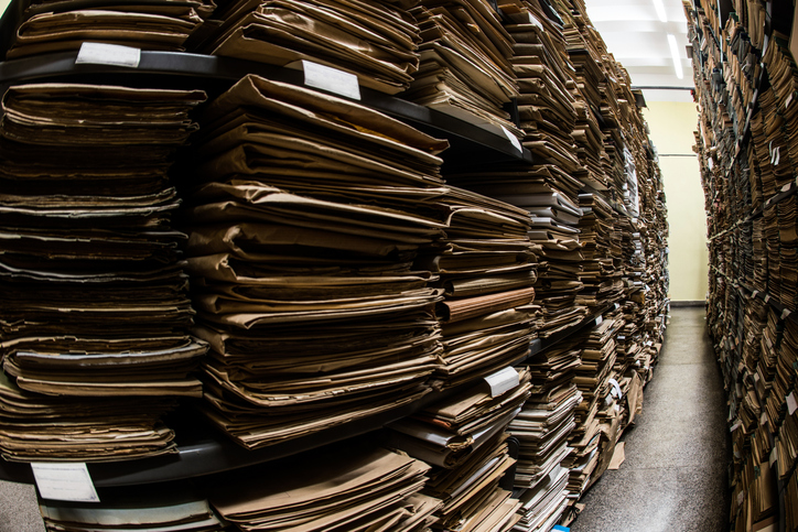 A place or office where registers or records are kept