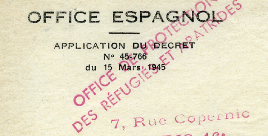 ActualitatObert el Fitxer Espanyol de l’OFPRA que documenta 40 anys d’exili a França